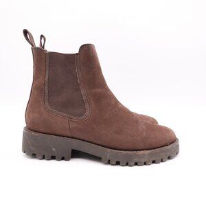 Thursday Boot Co Legend Women's Size 6.5 Brown Matte Nubuck Leather Chelsea